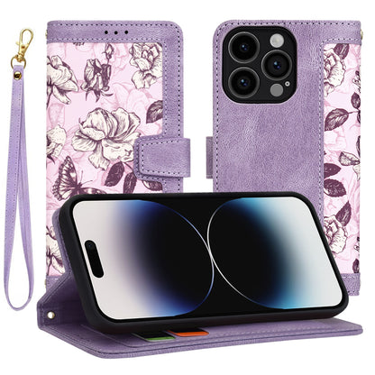 Case for Apple iPhone 14 Pro, Techsuit, FlipCraft, Purple