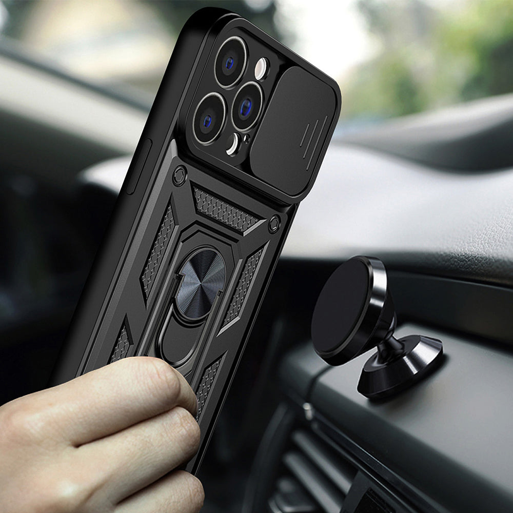 Case for Apple iPhone 14, Techsuit, CamShield, Black