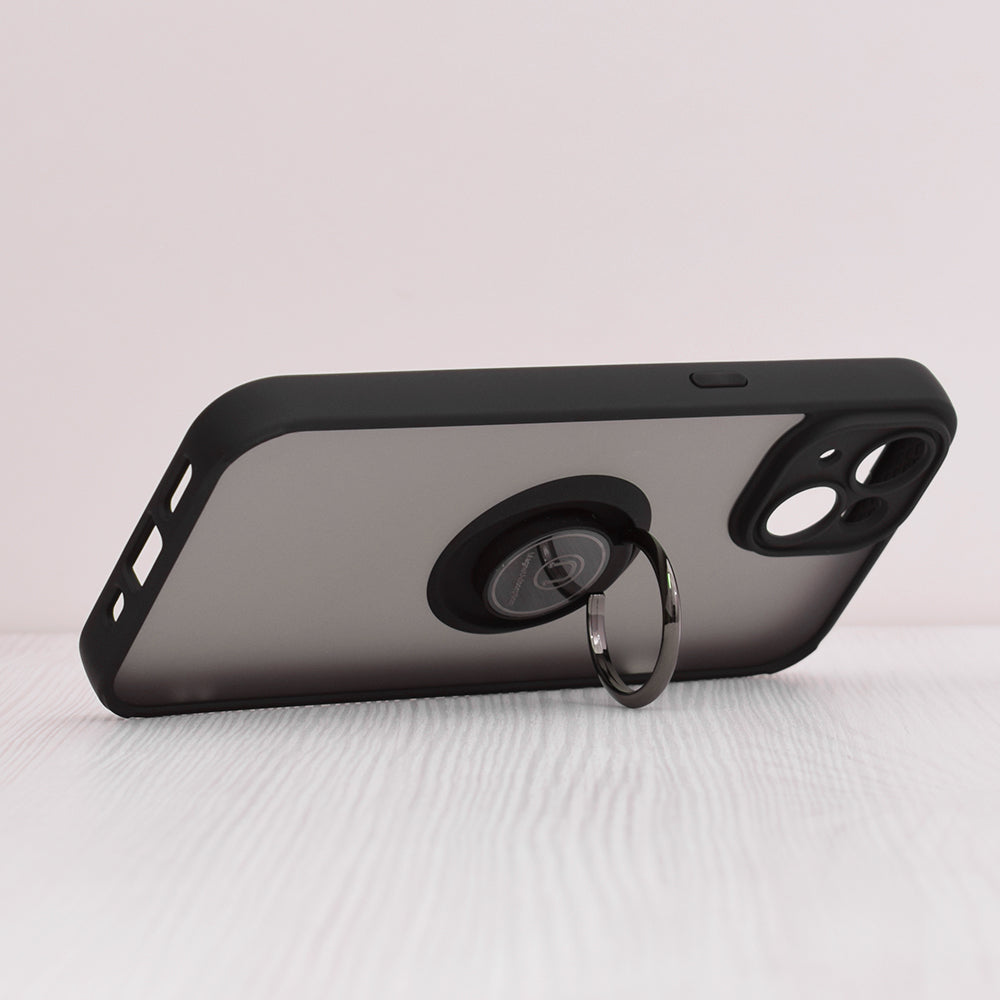 Puzdro pre Apple iPhone 14, Techsuit, Glinth, Čierne