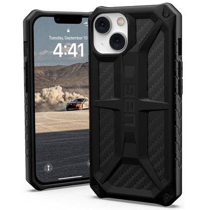 Puzdro pre Apple iPhone 14, Urban Armor Gear, Monarch Carbon, Čierne
