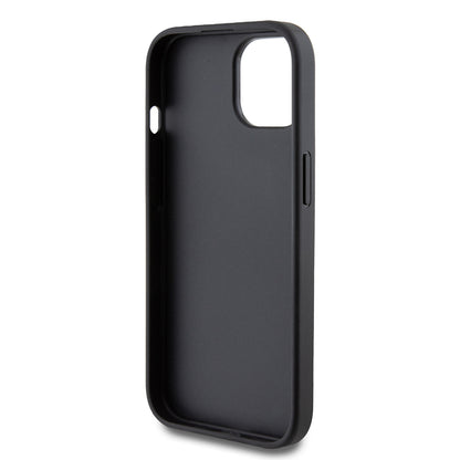 Puzdro pre Apple iPhone 15, Guess, 4G Metal Gold Logo, Sivé