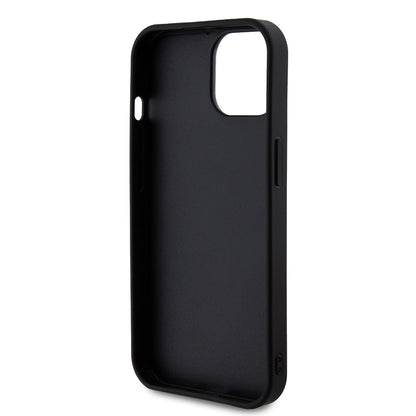 Puzdro pre Apple iPhone 15, Guess, Rhinestone Metal Logo, Žltá