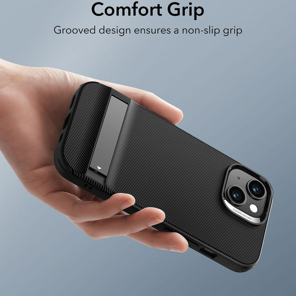 Puzdro pre Apple iPhone 15 Plus, ESR, Air Shield Boost Kickstand, Čierne
