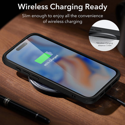 Puzdro pre Apple iPhone 15 Plus, ESR, Air Shield Boost Kickstand, Čierne