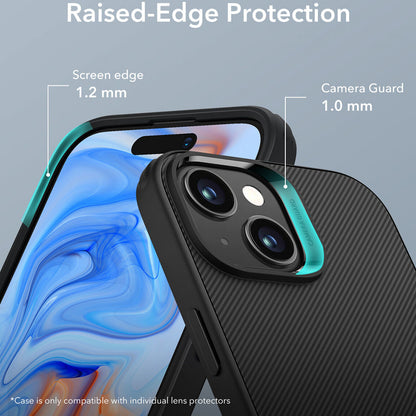 Puzdro pre Apple iPhone 15 Plus, ESR, Air Shield Boost Kickstand, Čierne