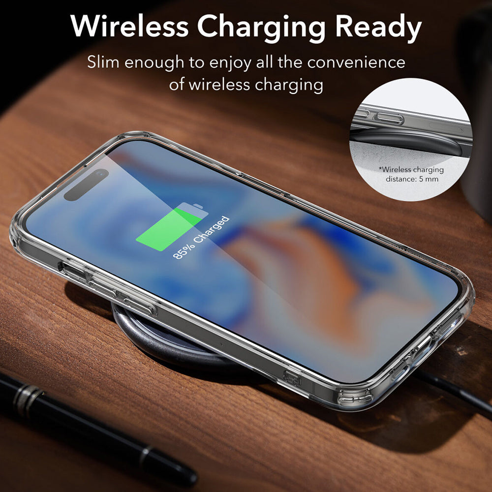 Puzdro pre Apple iPhone 15 Plus, ESR, Air Shield Boost Kickstand, Priehľadné