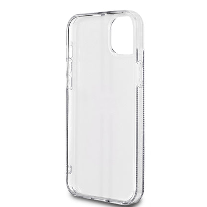 Puzdro pre Apple iPhone 15 Plus, Guess, IML 4G Gold Stripe, Čierne