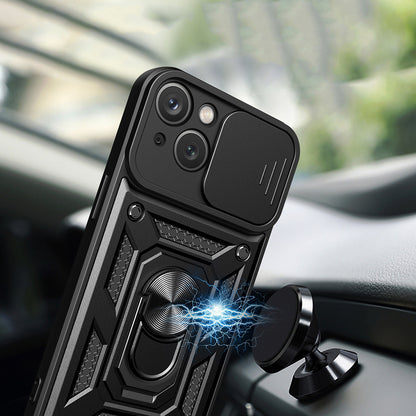Puzdro pre Apple iPhone 15 Plus, Techsuit, CamShield, Zelené