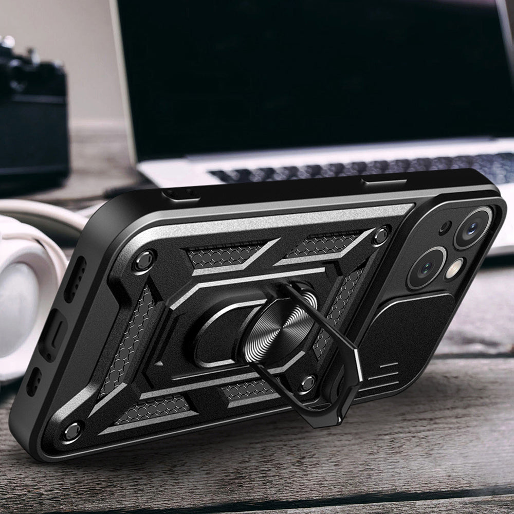Puzdro pre Apple iPhone 15 Plus, Techsuit, CamShield, Zelené
