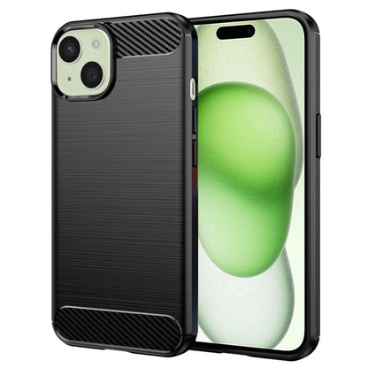 Obal na Apple iPhone 15 Plus, Techsuit, Karbón, Čierny