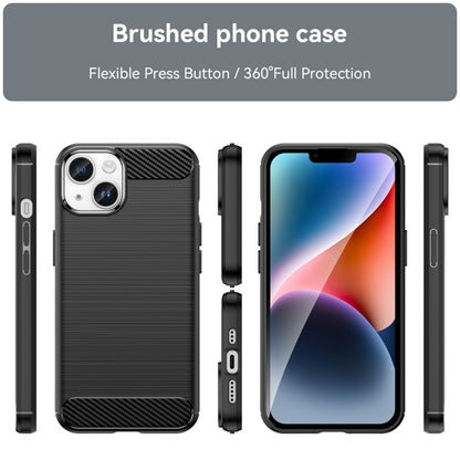 Obal na Apple iPhone 15 Plus, Techsuit, Karbón, Čierny