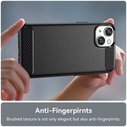 Obal na Apple iPhone 15 Plus, Techsuit, Karbón, Čierny