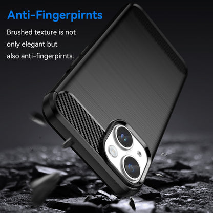 Obal na Apple iPhone 15 Plus, Techsuit, Karbón, Čierny