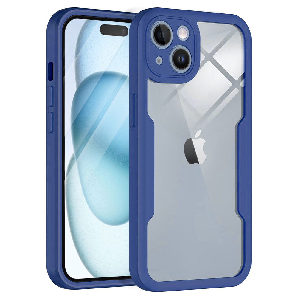 Puzdro pre Apple iPhone 15 Plus, Techsuit, ColorVerse 360, Modrá