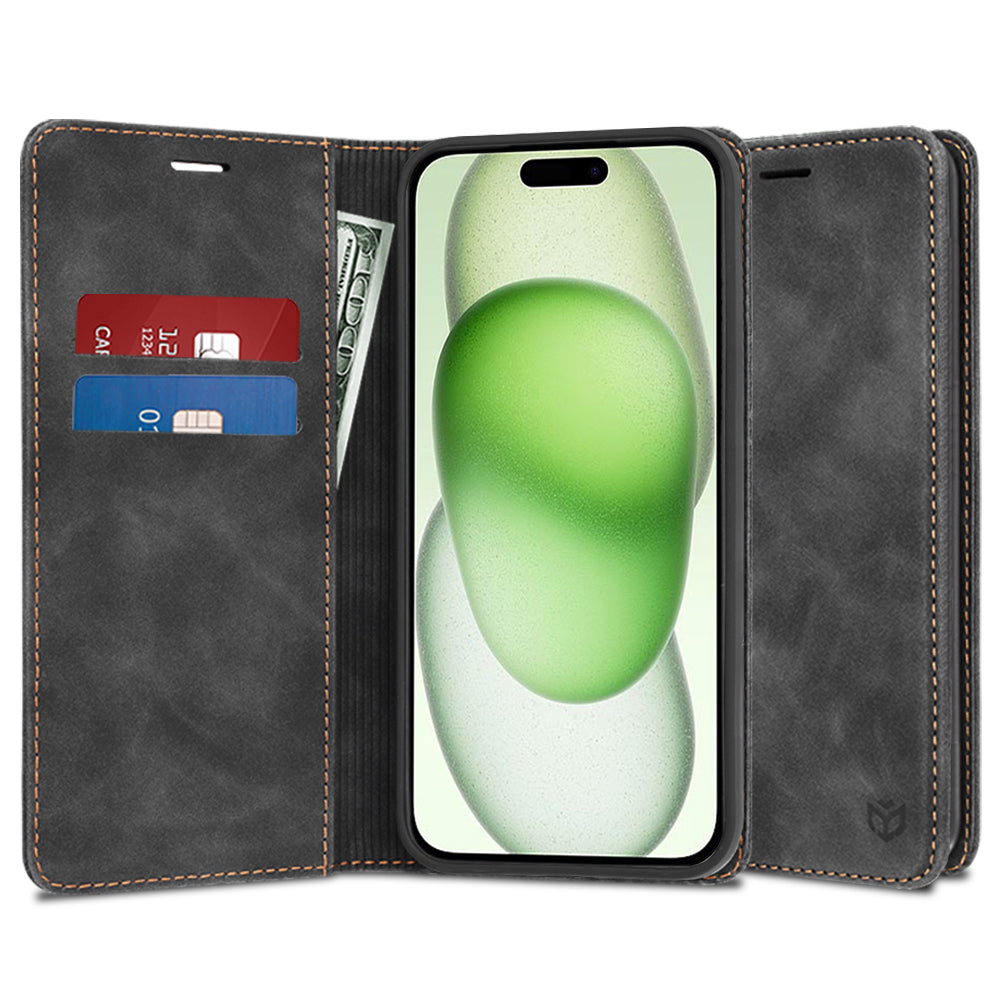 Puzdro pre Apple iPhone 15 Plus, Techsuit, Confy, Čierne