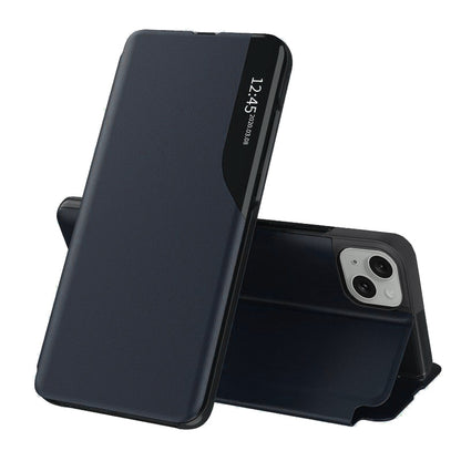 Puzdro pre Apple iPhone 15 Plus, Techsuit, eFold, Tmavomodrá