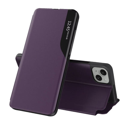 Puzdro pre Apple iPhone 15 Plus, Techsuit, eFold, fialové
