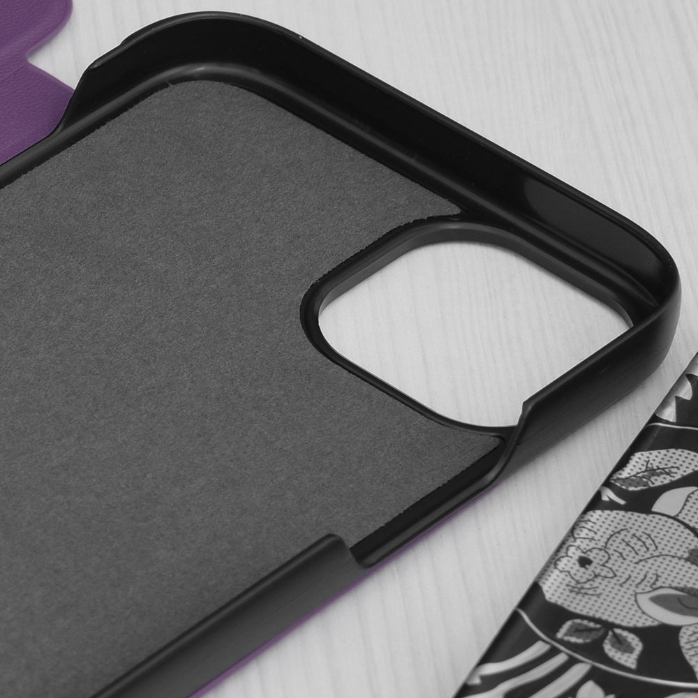 Puzdro pre Apple iPhone 15 Plus, Techsuit, eFold, fialové