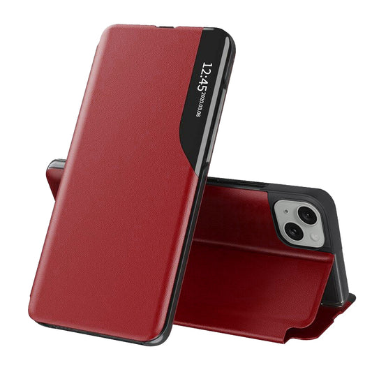 Puzdro pre Apple iPhone 15 Plus, Techsuit, eFold, Červené