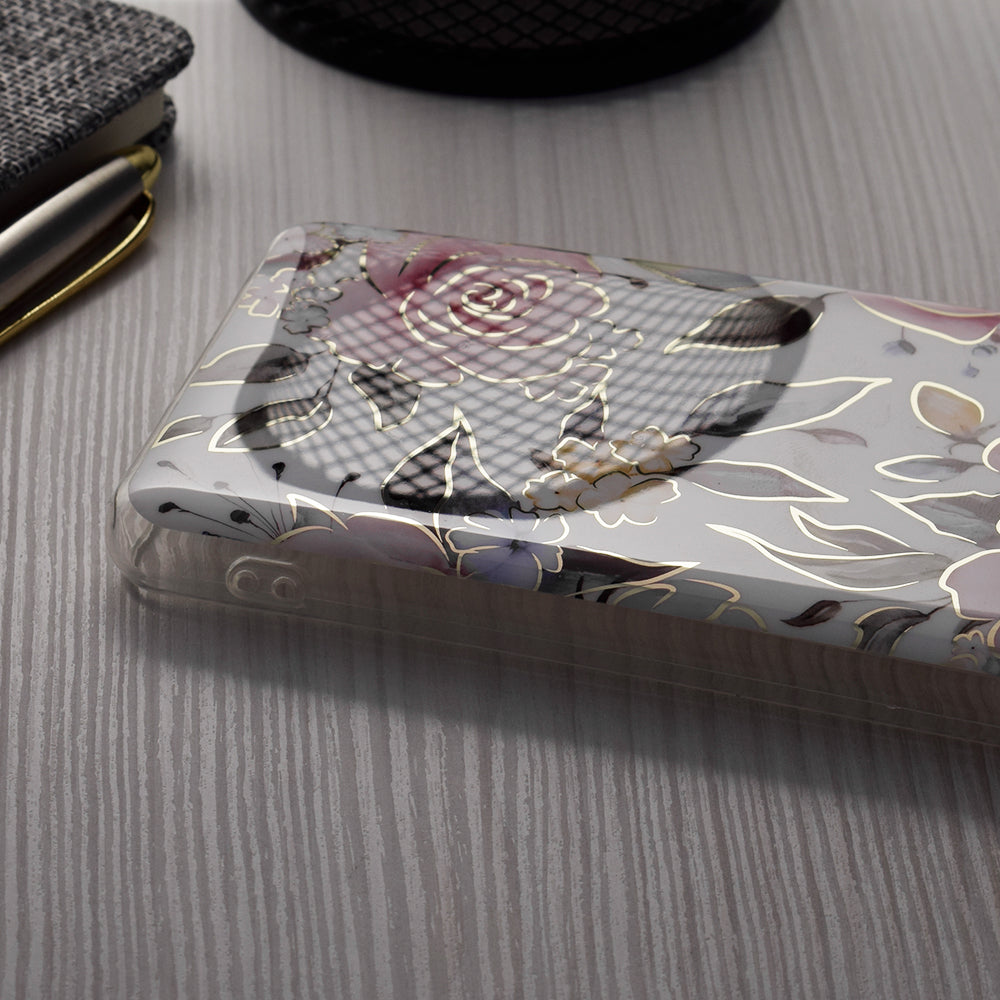 Puzdro pre Apple iPhone 15 Plus, Techsuit, Marble, Biela