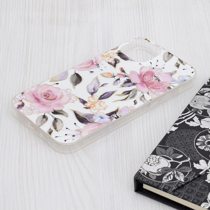 Puzdro pre Apple iPhone 15 Plus, Techsuit, Marble, Biela