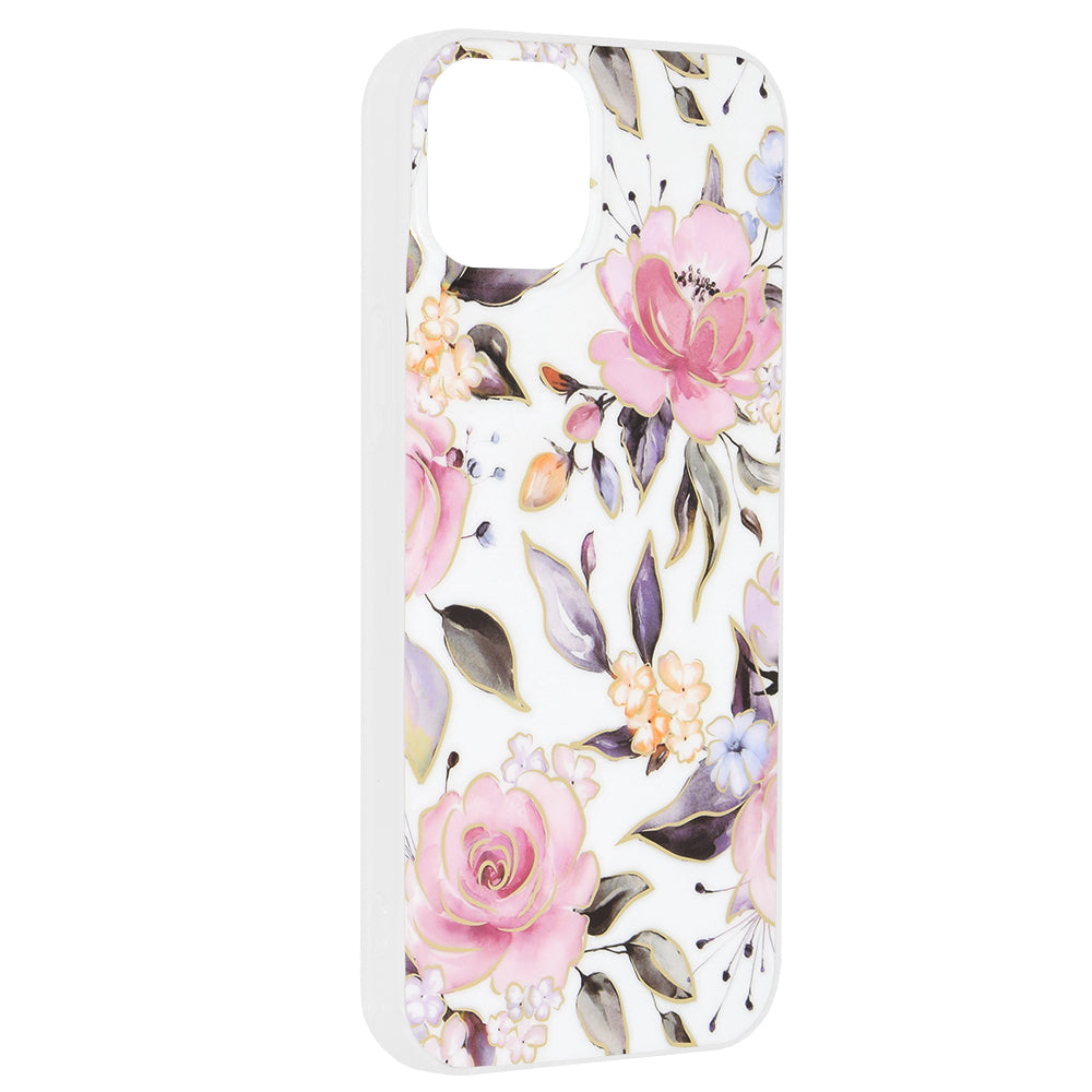 Puzdro pre Apple iPhone 15 Plus, Techsuit, Marble, Biela