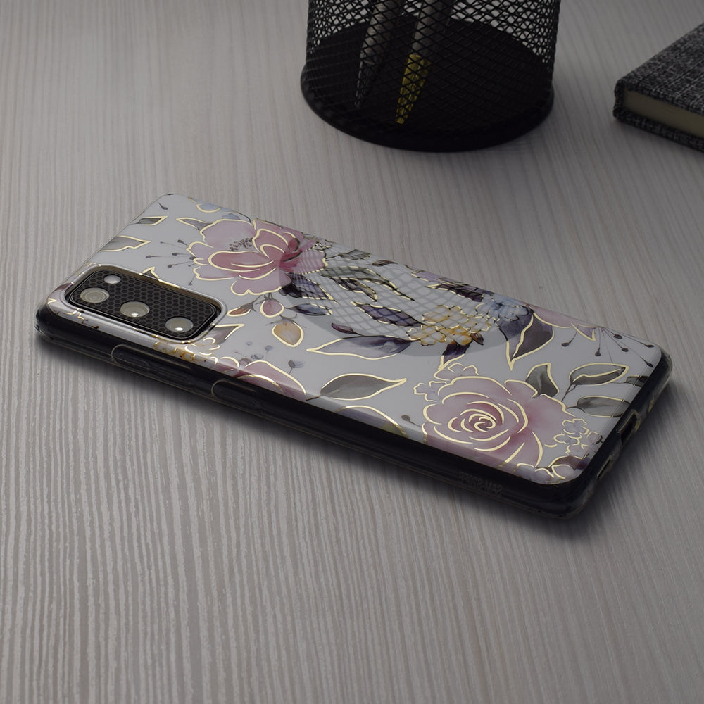Puzdro pre Apple iPhone 15 Plus, Techsuit, Marble, Biela