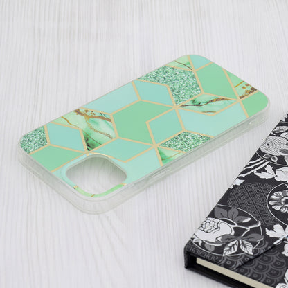 Obal na Apple iPhone 15 Plus, Techsuit, Marble, Zelený