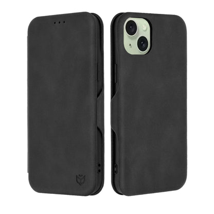 Puzdro pre Apple iPhone 15 Plus, Techsuit, Safe Wallet Plus, Čierna