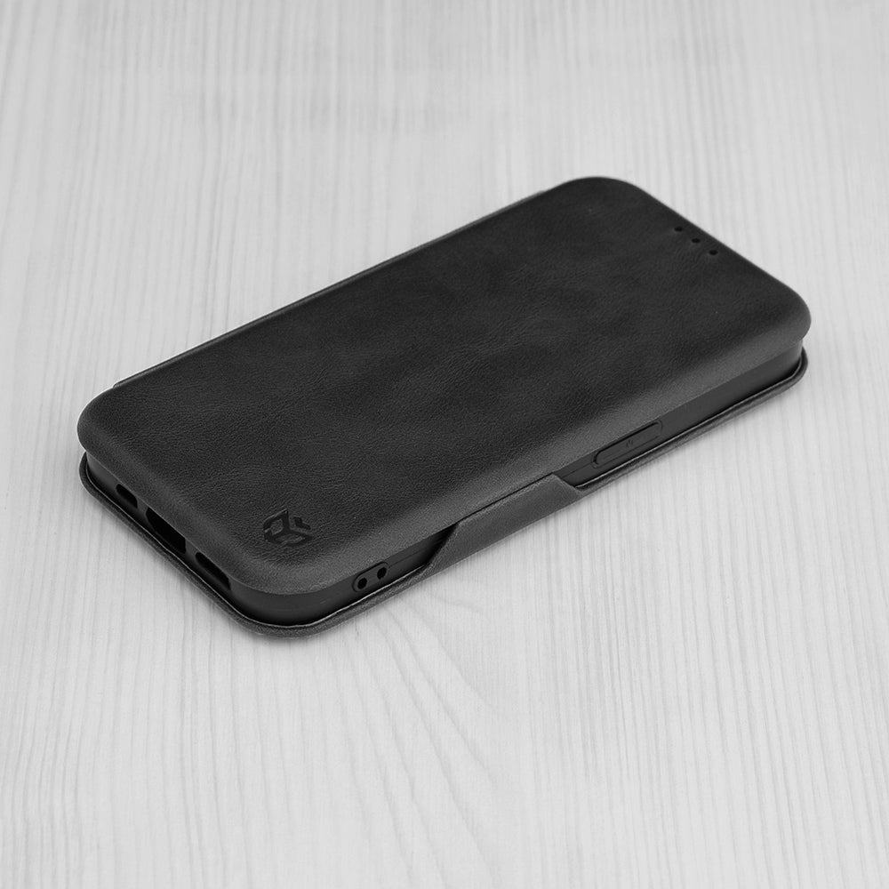 Puzdro pre Apple iPhone 15 Plus, Techsuit, Safe Wallet Plus, Čierna