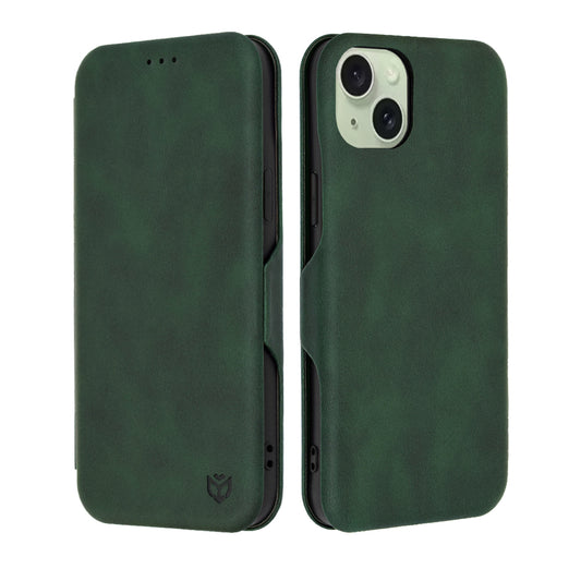 Obal na Apple iPhone 15 Plus, Techsuit, Safe Wallet Plus, Zelený