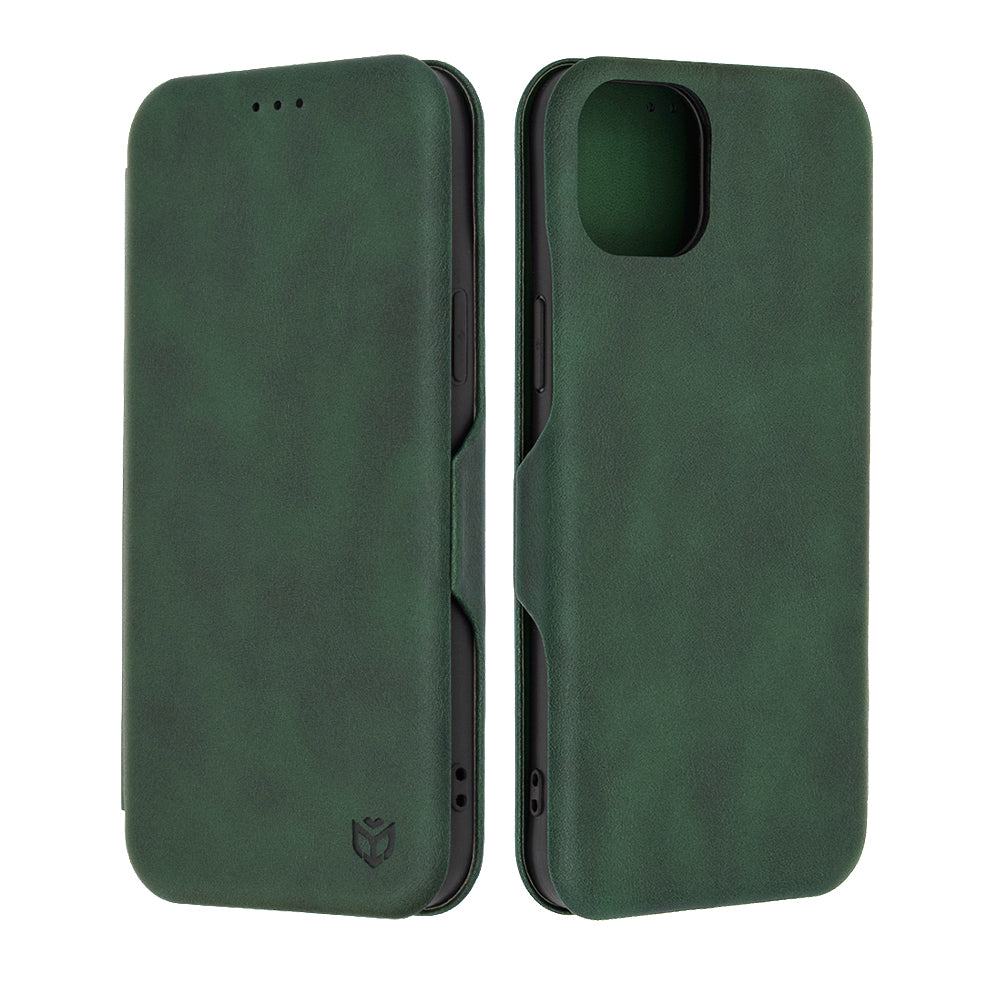 Obal na Apple iPhone 15 Plus, Techsuit, Safe Wallet Plus, Zelený