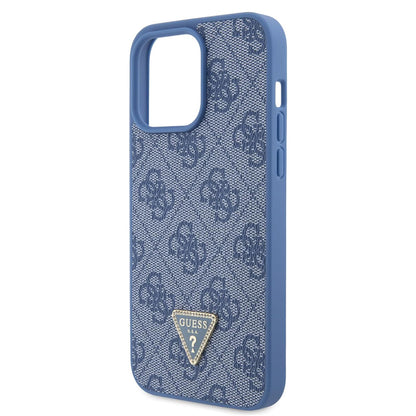 Puzdro pre Apple iPhone 15 Pro, Guess, Crossbody 4G Metal Logo, Modrá