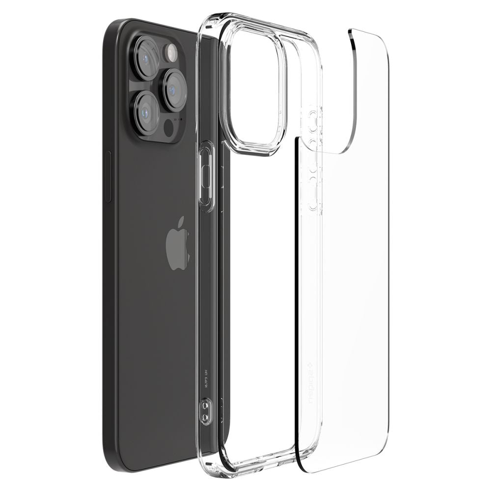 Puzdro pre Apple iPhone 15 Pro Max, Spigen, Ultra Hybrid, Priehľadné