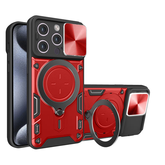 Obal na Apple iPhone 15 Pro Max, Techsuit, CamGuard Pro, červený