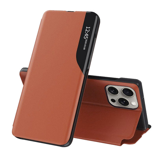 Puzdro pre Apple iPhone 15 Pro Max, Techsuit, eFold, Oranžové
