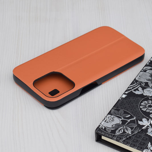 Puzdro pre Apple iPhone 15 Pro Max, Techsuit, eFold, Oranžové