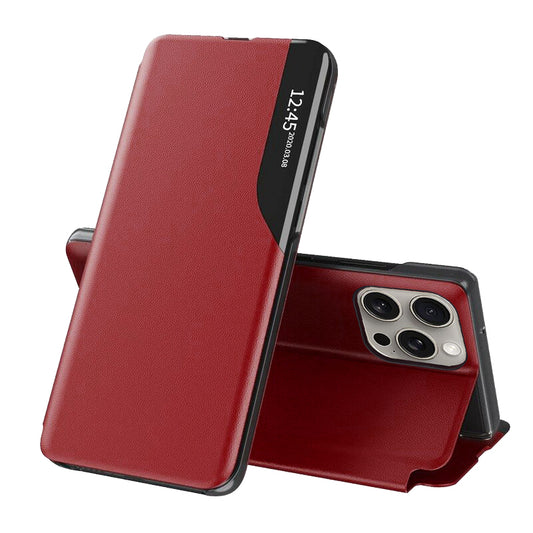 Puzdro pre Apple iPhone 15 Pro Max, Techsuit, eFold, Červené