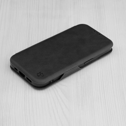 Puzdro pre Apple iPhone 15 Pro Max, Techsuit, Safe Wallet Plus, Čierne