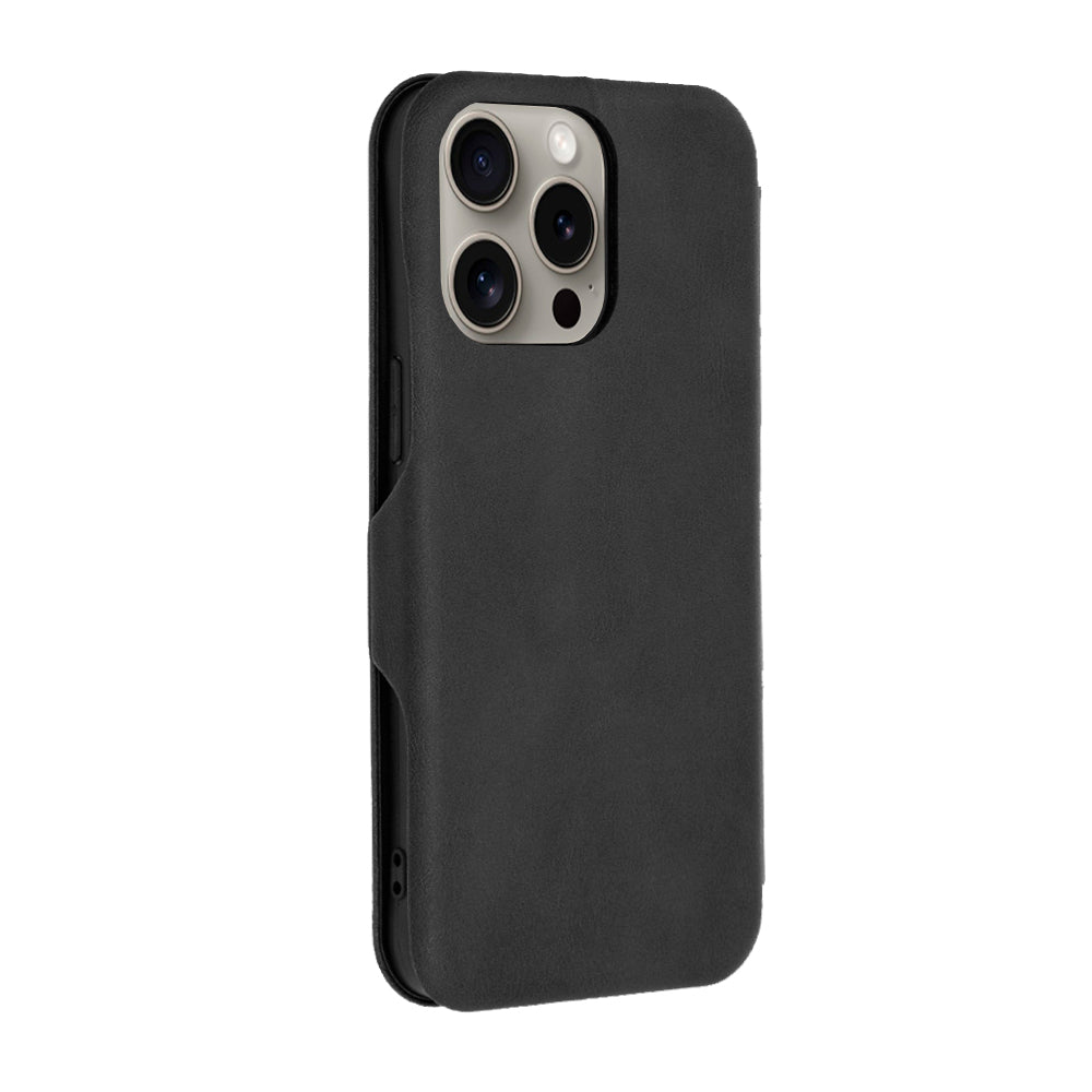 Puzdro pre Apple iPhone 15 Pro Max, Techsuit, Safe Wallet Plus, Čierne