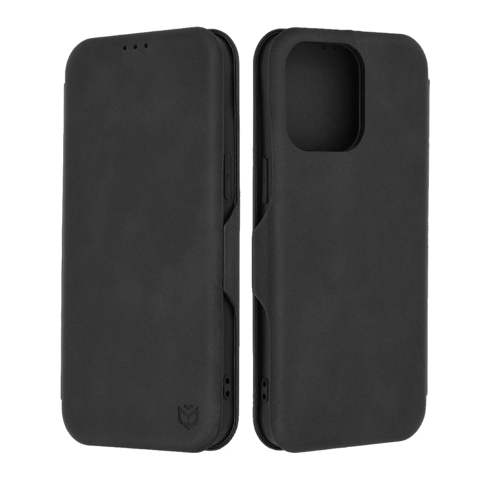 Puzdro pre Apple iPhone 15 Pro Max, Techsuit, Safe Wallet Plus, Čierne