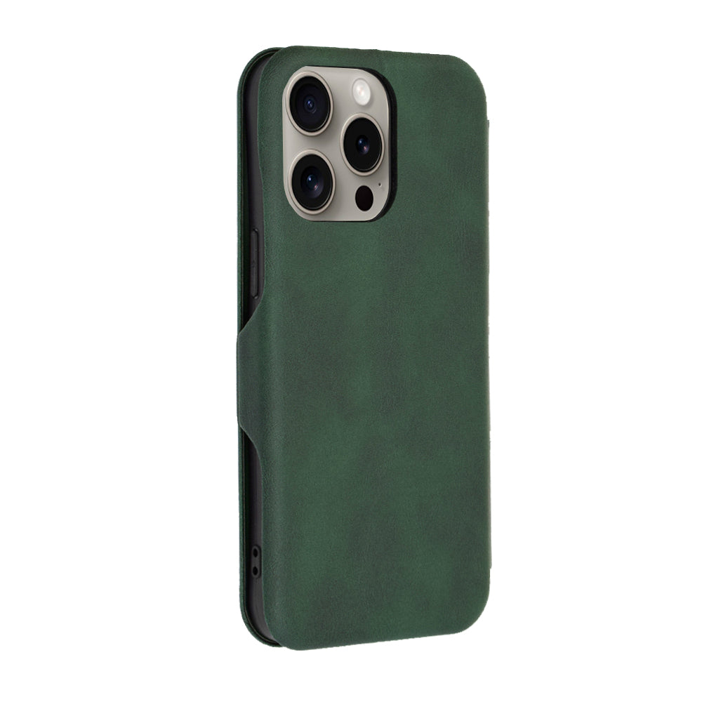 Puzdro pre Apple iPhone 15 Pro Max, Techsuit, Safe Wallet Plus, Zelené
