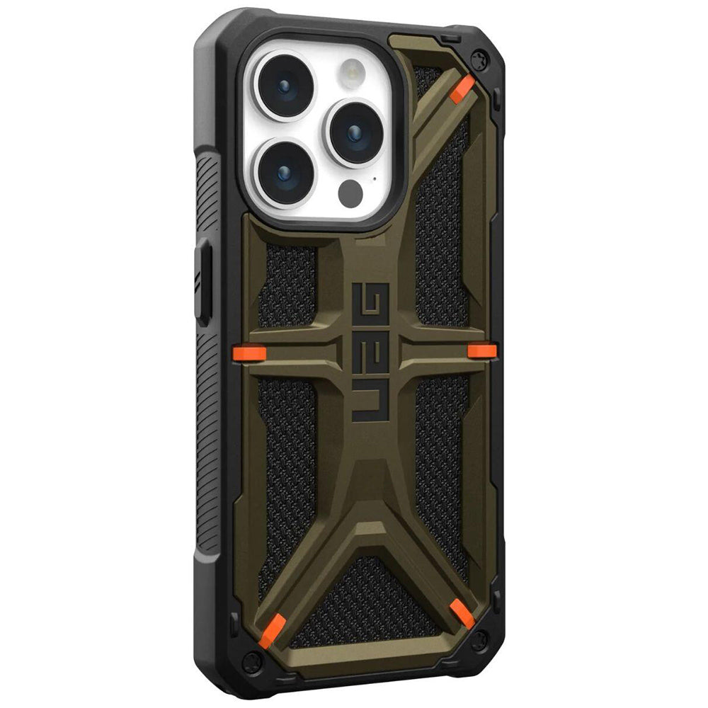 Puzdro pre Apple iPhone 15 Pro Max, Urban Armor Gear, Monarch Kevlar, Zelené