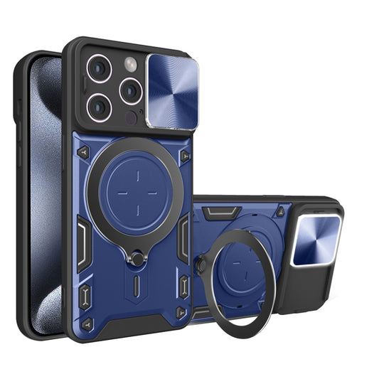Puzdro pre Apple iPhone 15 Pro, Techsuit, CamGuard Pro, Modrá