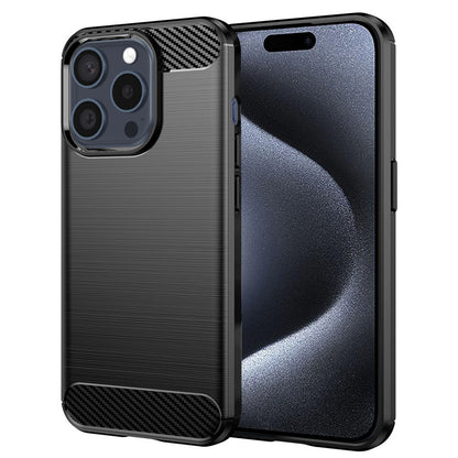 Obal na Apple iPhone 15 Pro, Techsuit, Karbón, Čierny