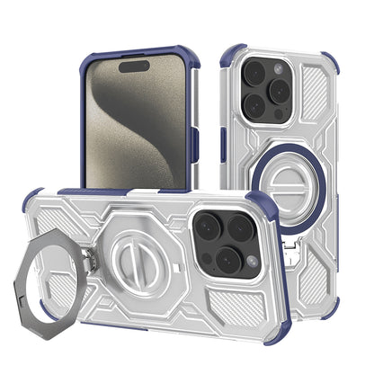 Puzdro pre Apple iPhone 15 Pro, Techsuit, Carbon Shield Pro, modré