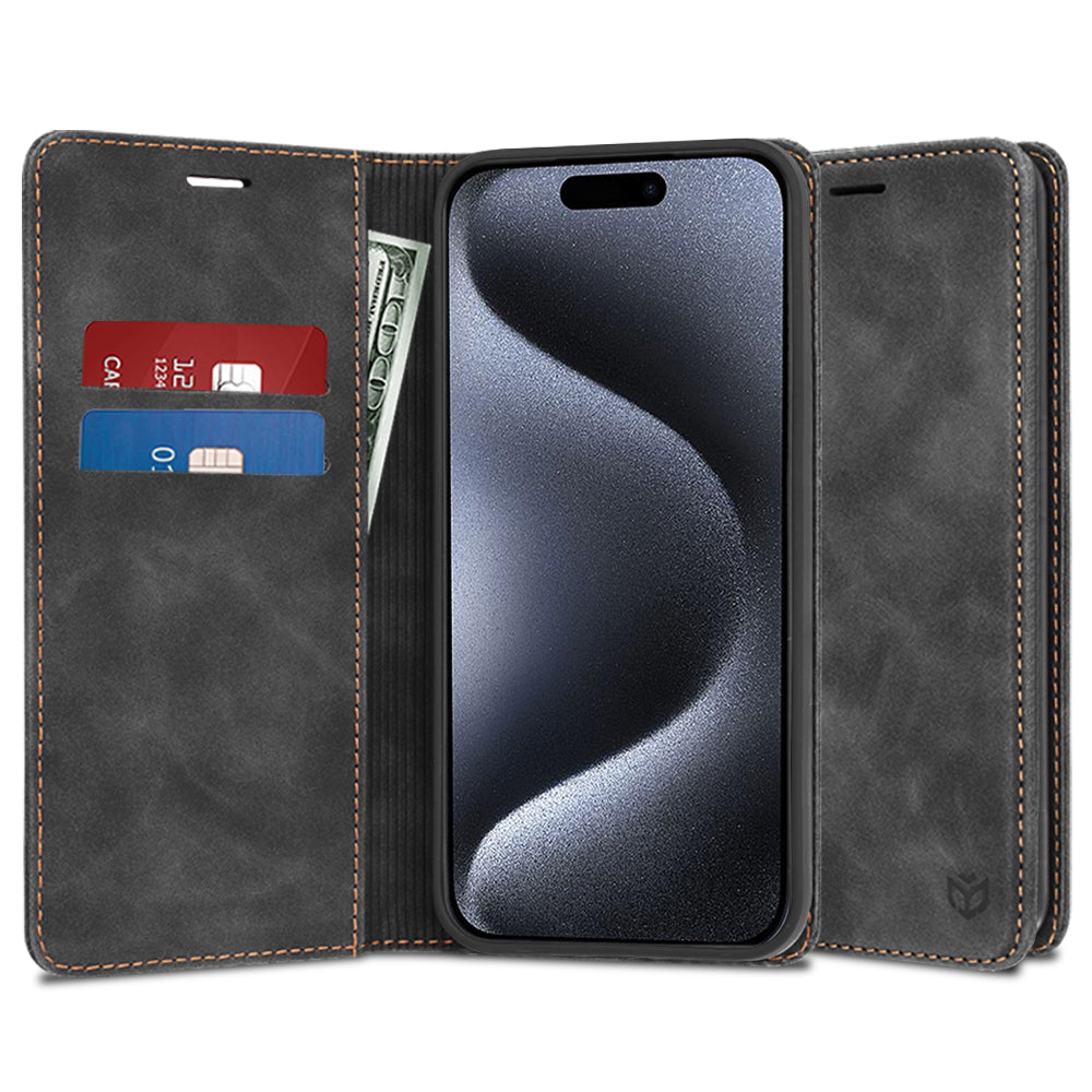 Puzdro pre Apple iPhone 15 Pro, Techsuit, Confy, Čierne