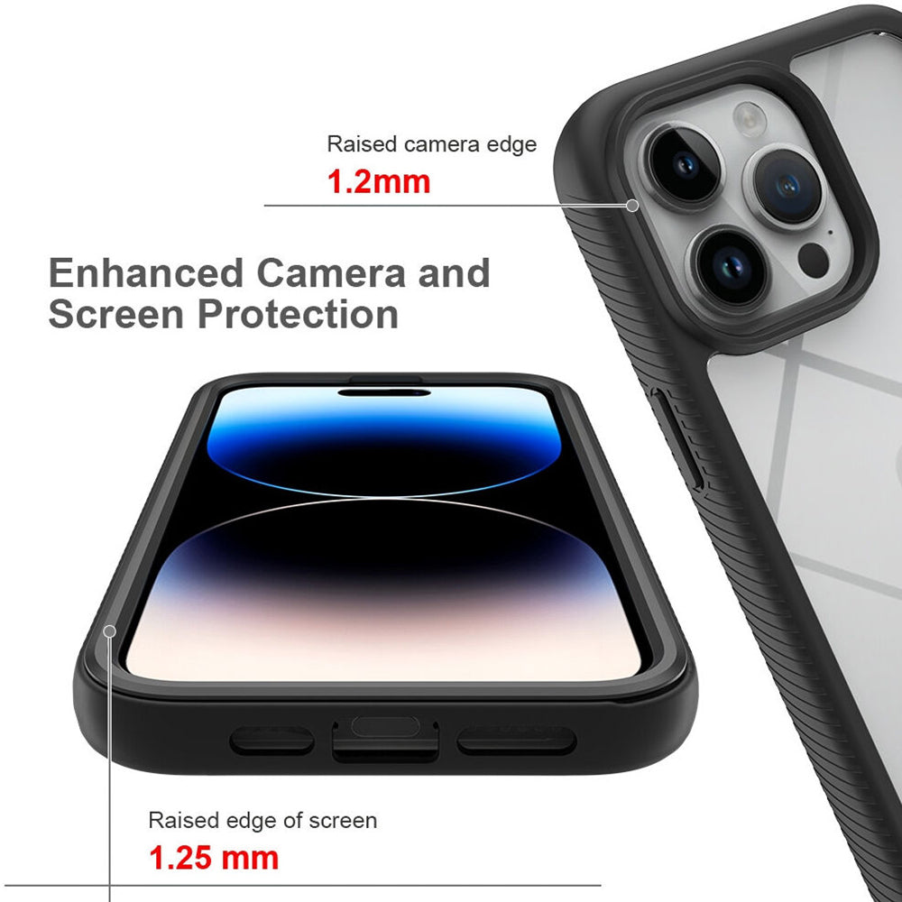 Puzdro pre Apple iPhone 15 Pro, Techsuit, Defense360 Pro, Čierne