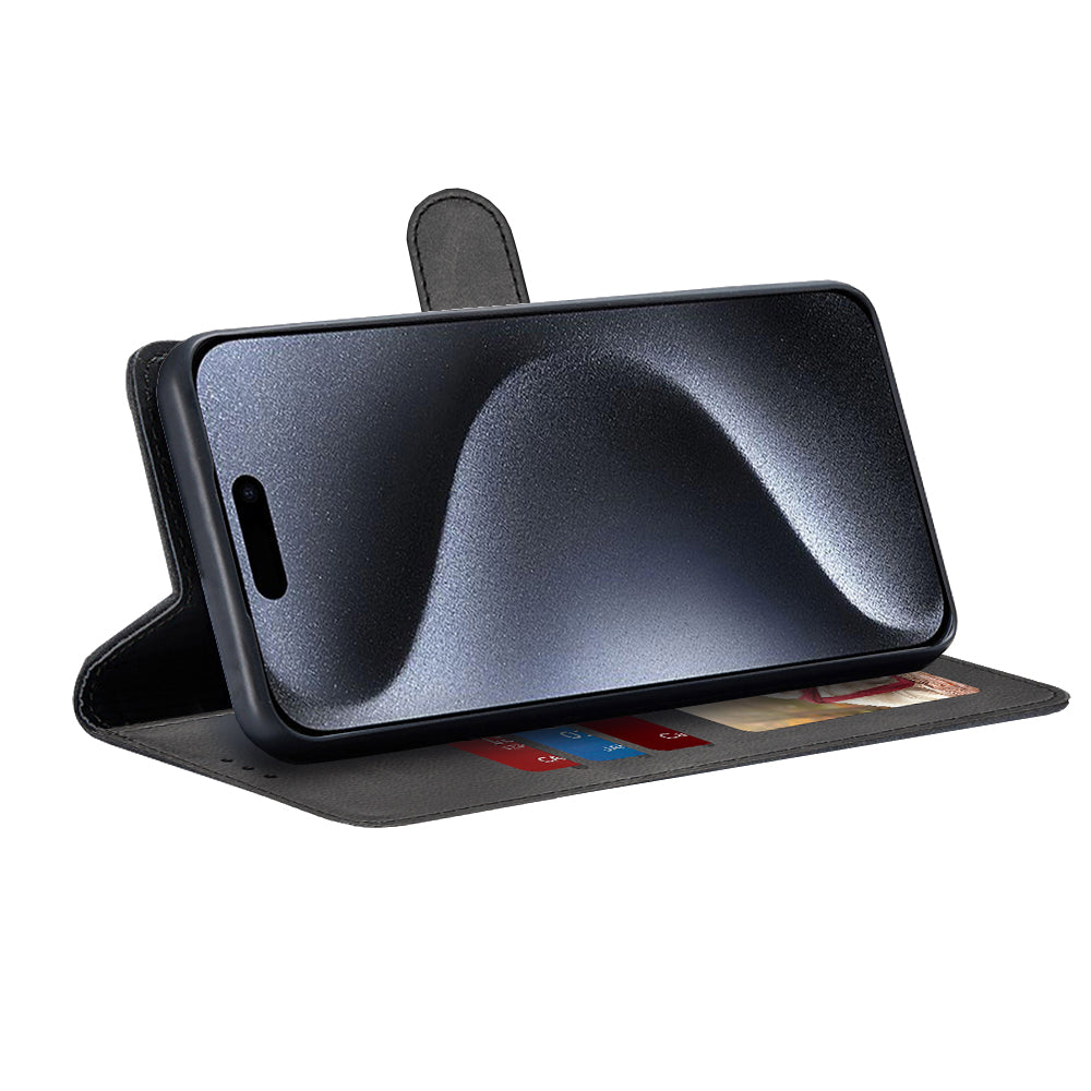 Obal na Apple iPhone 15 Pro, Techsuit, Diary Book, čierny