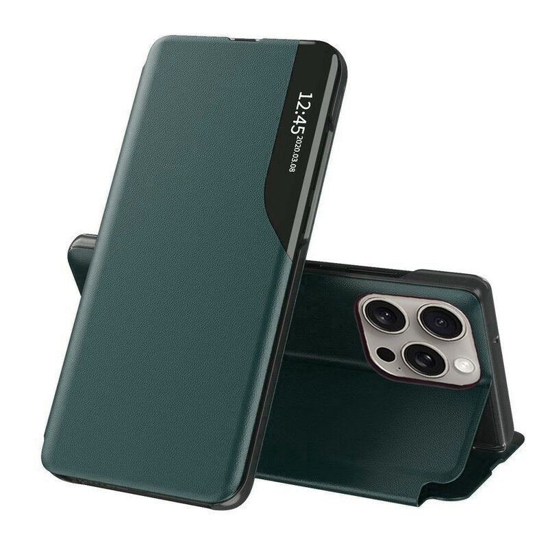 Puzdro pre Apple iPhone 15 Pro, Techsuit, eFold, zelené